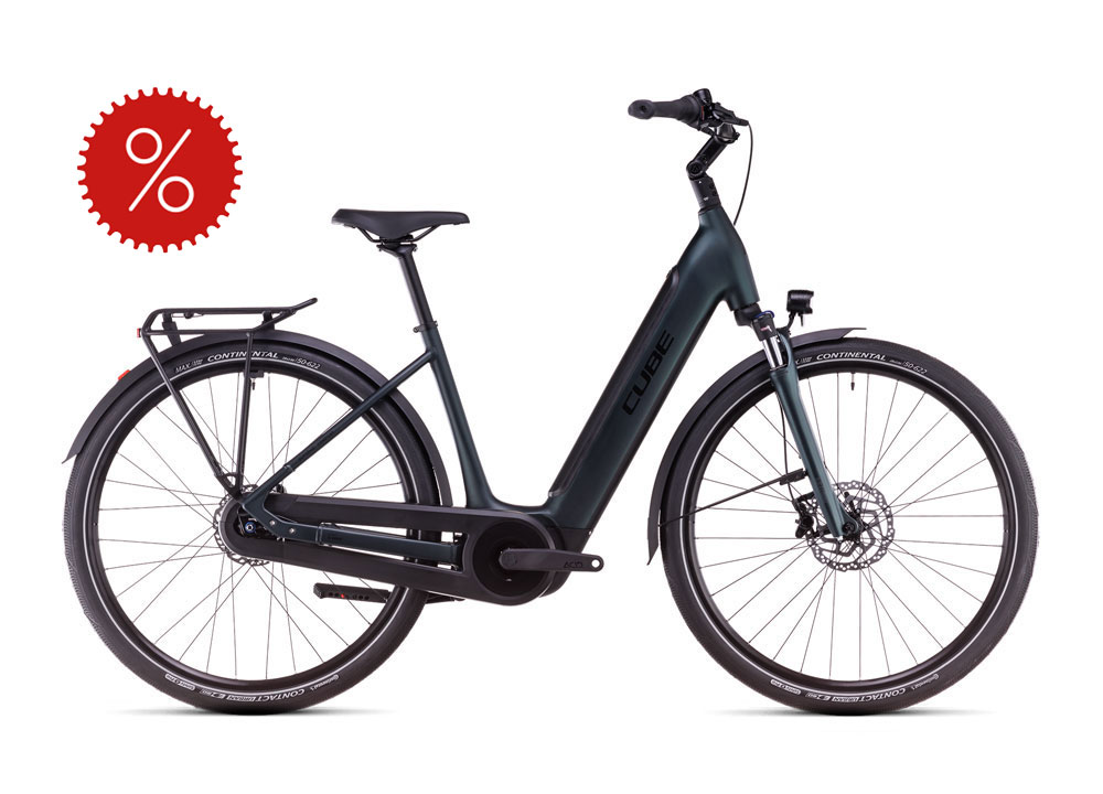 Cube Supreme RT Hybrid Comfort EX 500, Viridian/Black