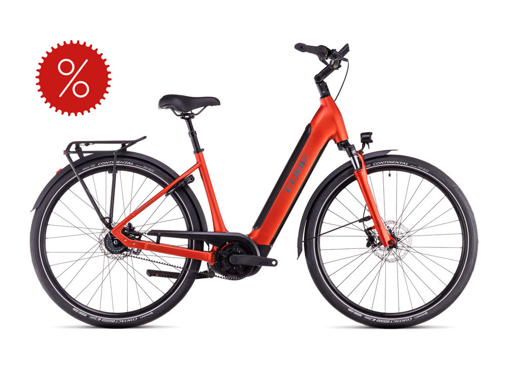 Cube Supreme RT Hybrid Deluxe EX 625, Fireorange/Lunar