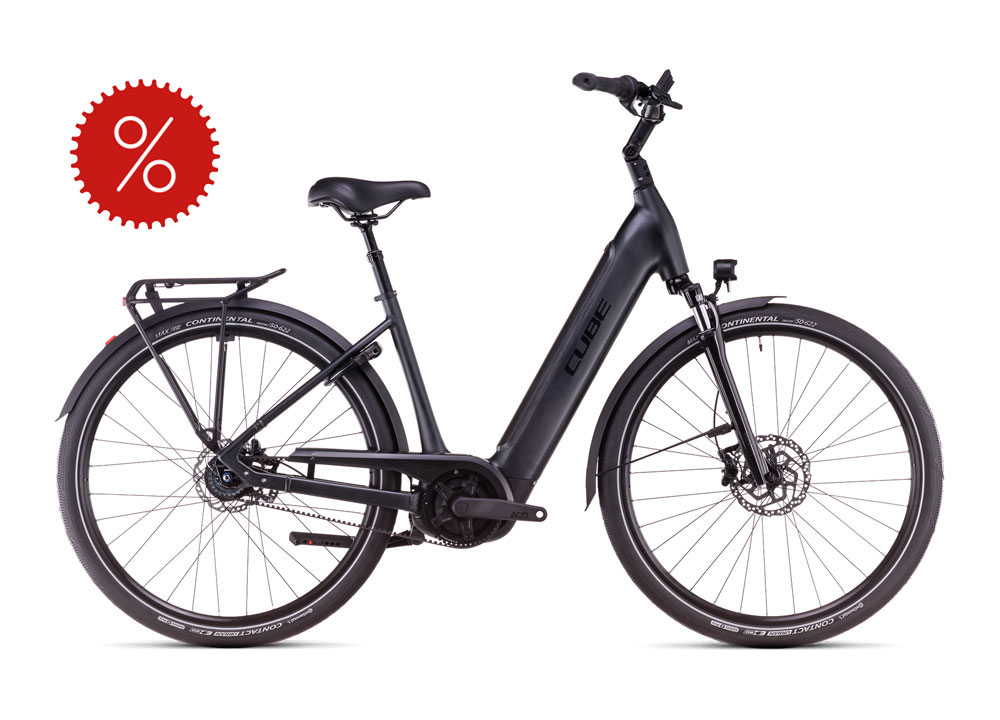 Cube Supreme RT Hybrid Deluxe EX 625, Metalschwarz/Glossy