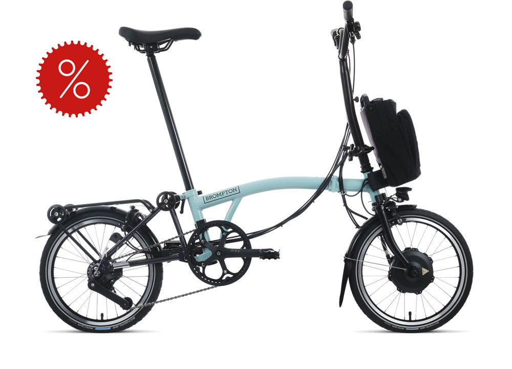Brompton Electric C Line Explore, Turkish Green