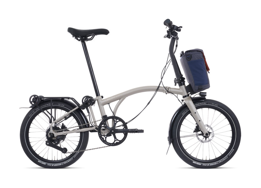 Brompton Electric G Line, Traildust White
